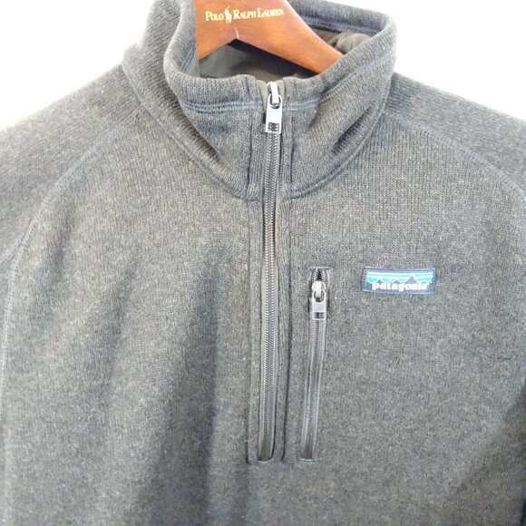 Patagonia Better Sweater 1/4 Zip Mens S Brown Fleece Pullover Camping Hiking - Picture 2 of 7